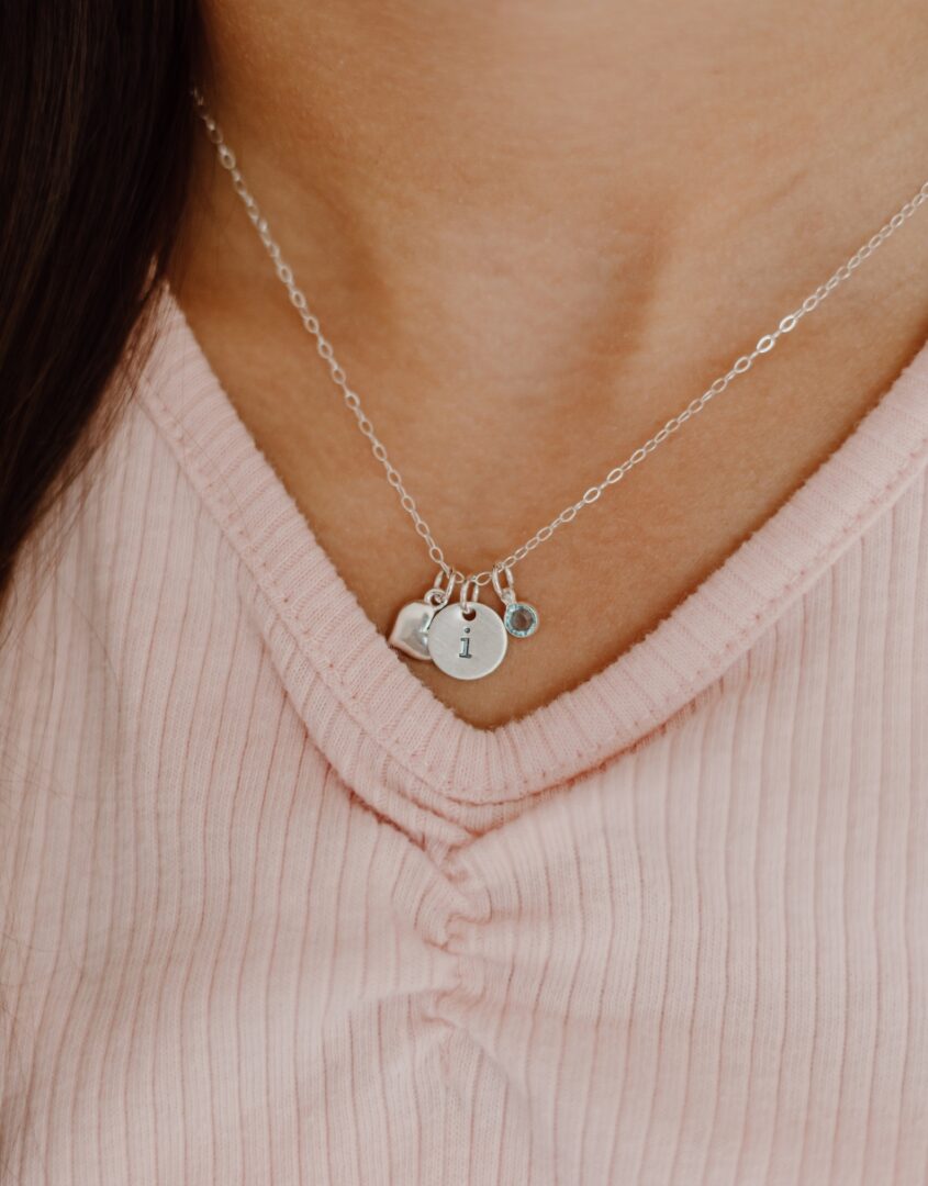 Diamond Triple Initial Necklace — EF Collection®