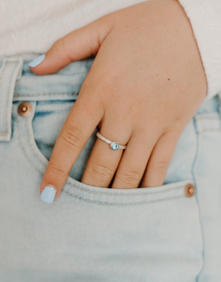 December Birthstone Ring, Simulated Heart Blue Topaz Cubic Zirconia Birthstone  Ring, Kids Girls Womens Ring, 925 Sterling Silver Ring Band - Etsy |  December birthstone ring, Sterling silver rings bands, Silver band ring