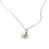 A dainty disc available in sterling silver and gold. A reminder to stay happy. Perfect for spouse, daughter, niece