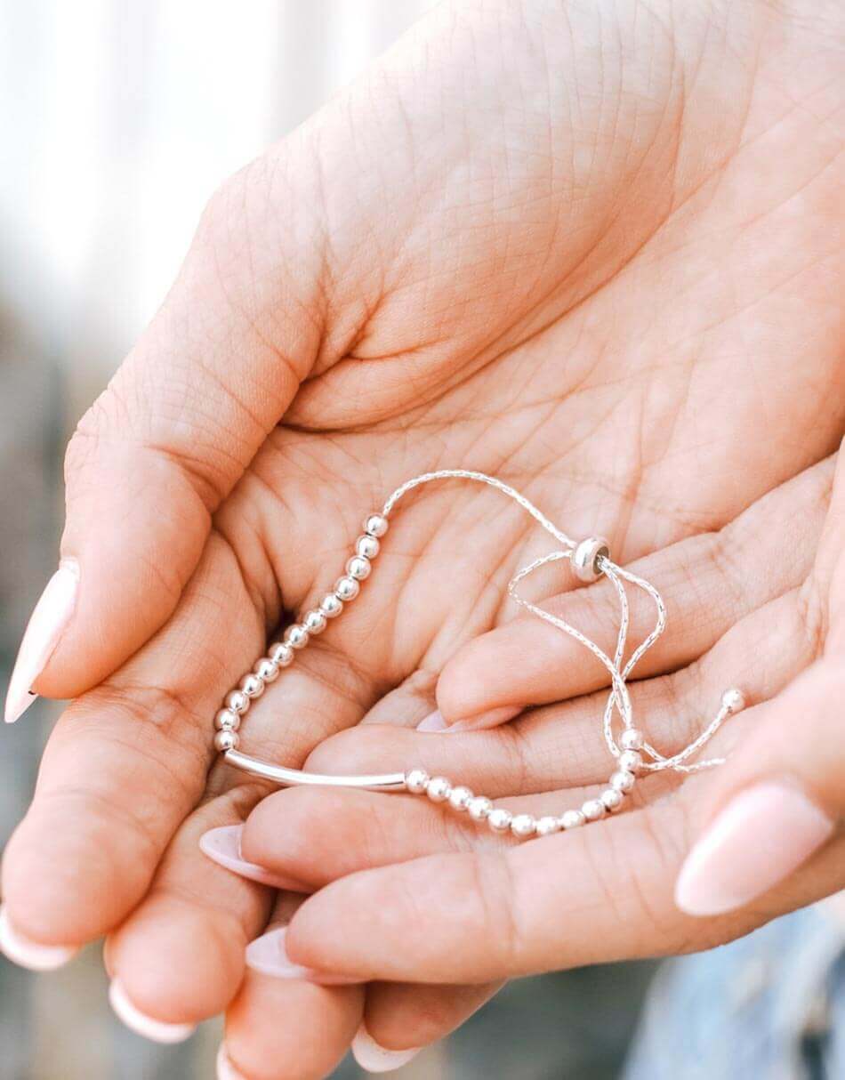 Beautiful Beads Sterling Silver Bracelet - The Vintage Pearl