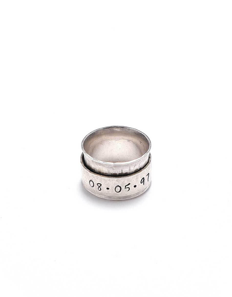 Chunky Spinner Ring - The Vintage Pearl