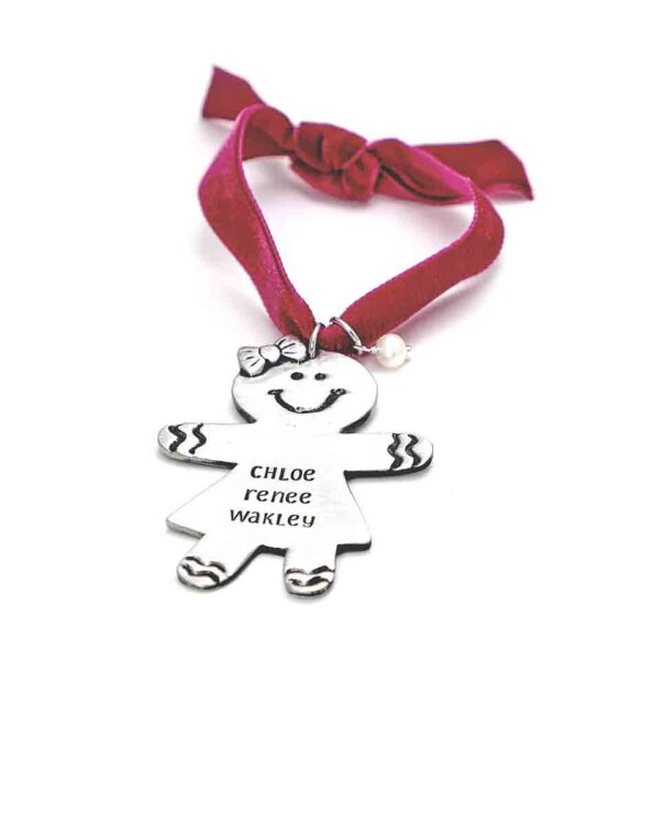 gingerbread girl ornament