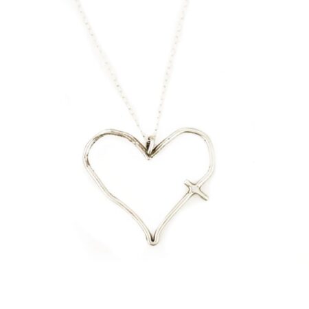 Silver charm faith necklace - His word in my heart. Perfect gift for moms, sisters, wife, grandmas