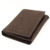 A trifold leather wallet with the name engraved on it. Perfect gift for father, brother, or husband