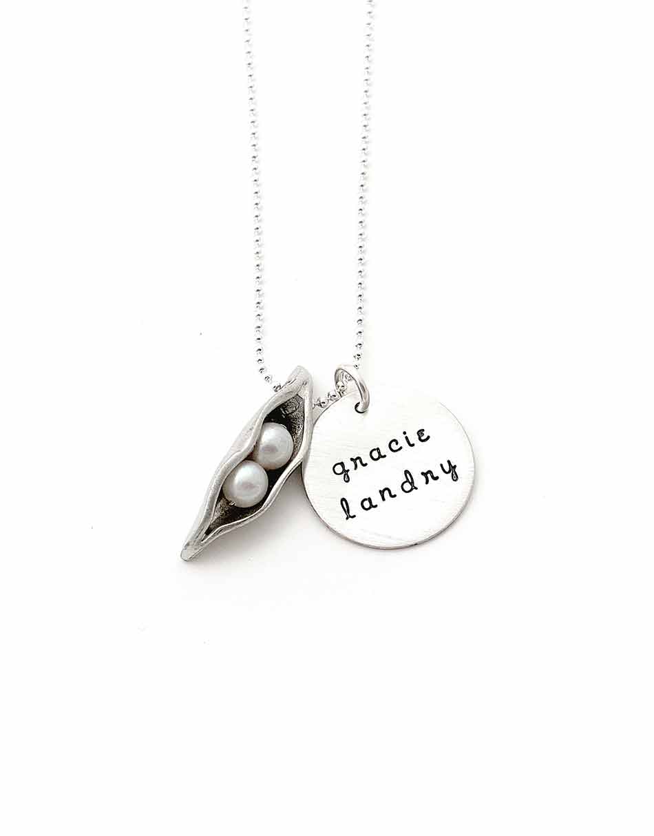 Pea Pod Necklace-Petite – Northern Sun Gallery & Gifts