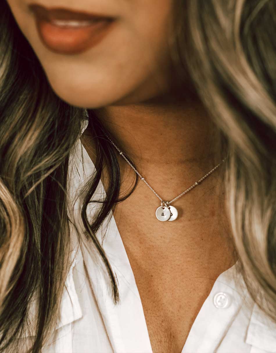 Eden and Co® - Fine Jewellery - Dainty Initial Necklace